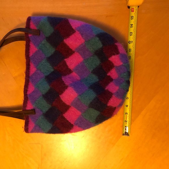 Handmade Felted Bag, Like New - Picture 3 of 8